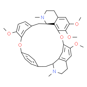 粉防己堿；漢防己甲素